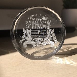 Baccarat 1764 crystal paper weight